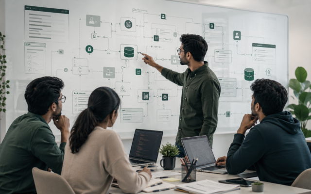 Technology professional organizing documentation, workflows, and system knowledge that grows into team trust and leadership